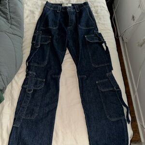Stradivarius Cargo Jeans Size S or US 4